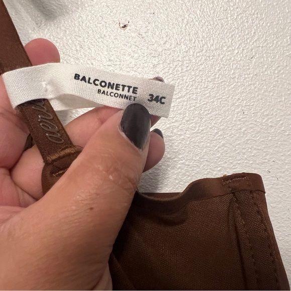 Aerie Smoothez Brown Unlined Mesh Balconette Bra - Picture 5 of 9